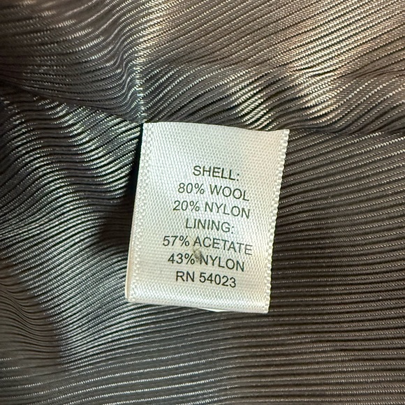 Banana Republic Women’s Black Double-Breasted Wool Pea Coat Size Small Like New - Picture 8 of 10